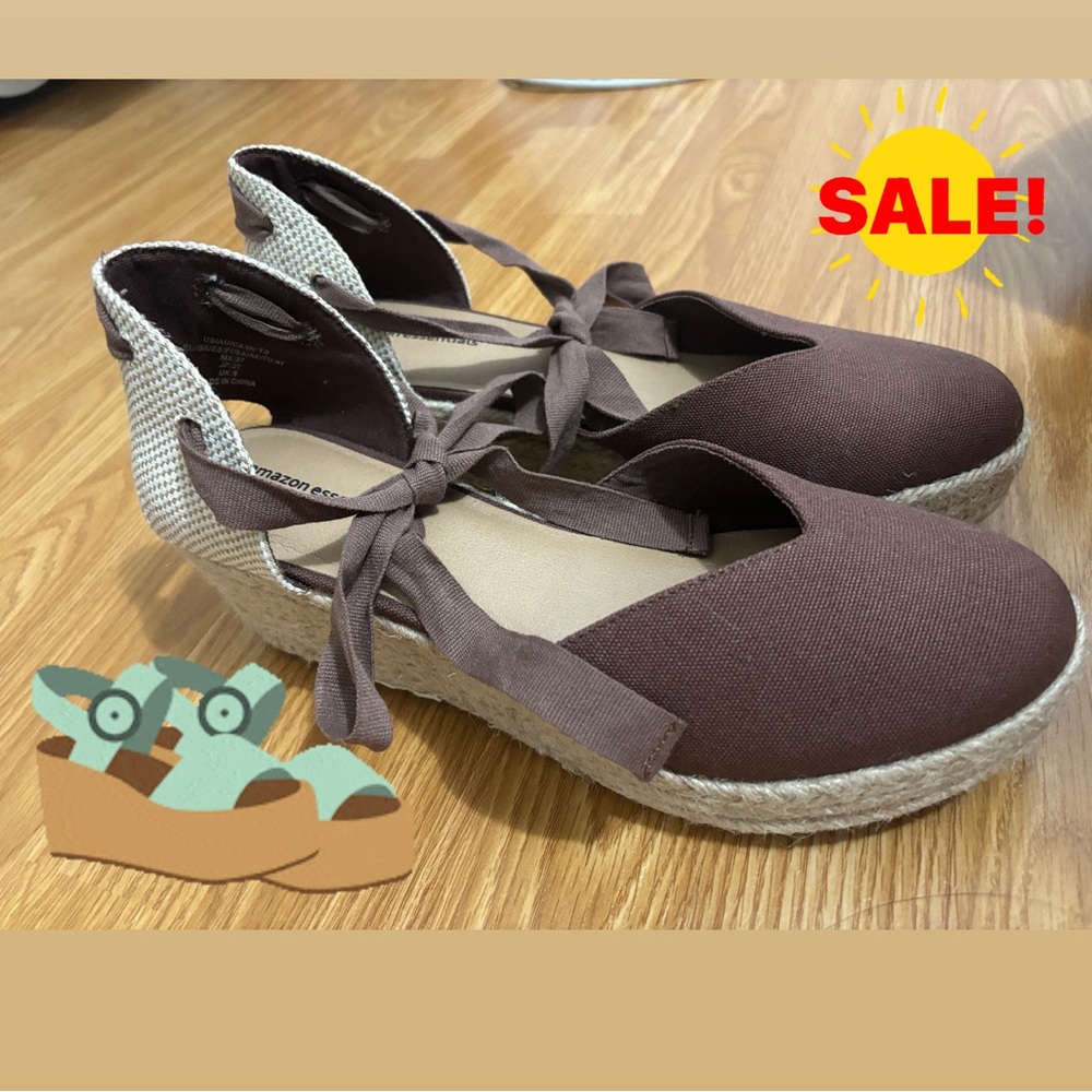 Platform strap sandals esparandilles